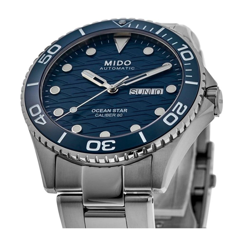 Mido Ocean Star 200C Stainless Steel Blue Dial Automatic Diver's M042.430.11.041.00