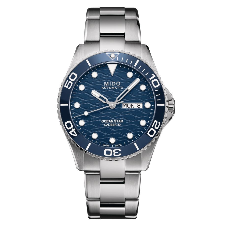 Mido M042.430.11.041.00 : Ocean Star 200C Stainless Steel / Blue
