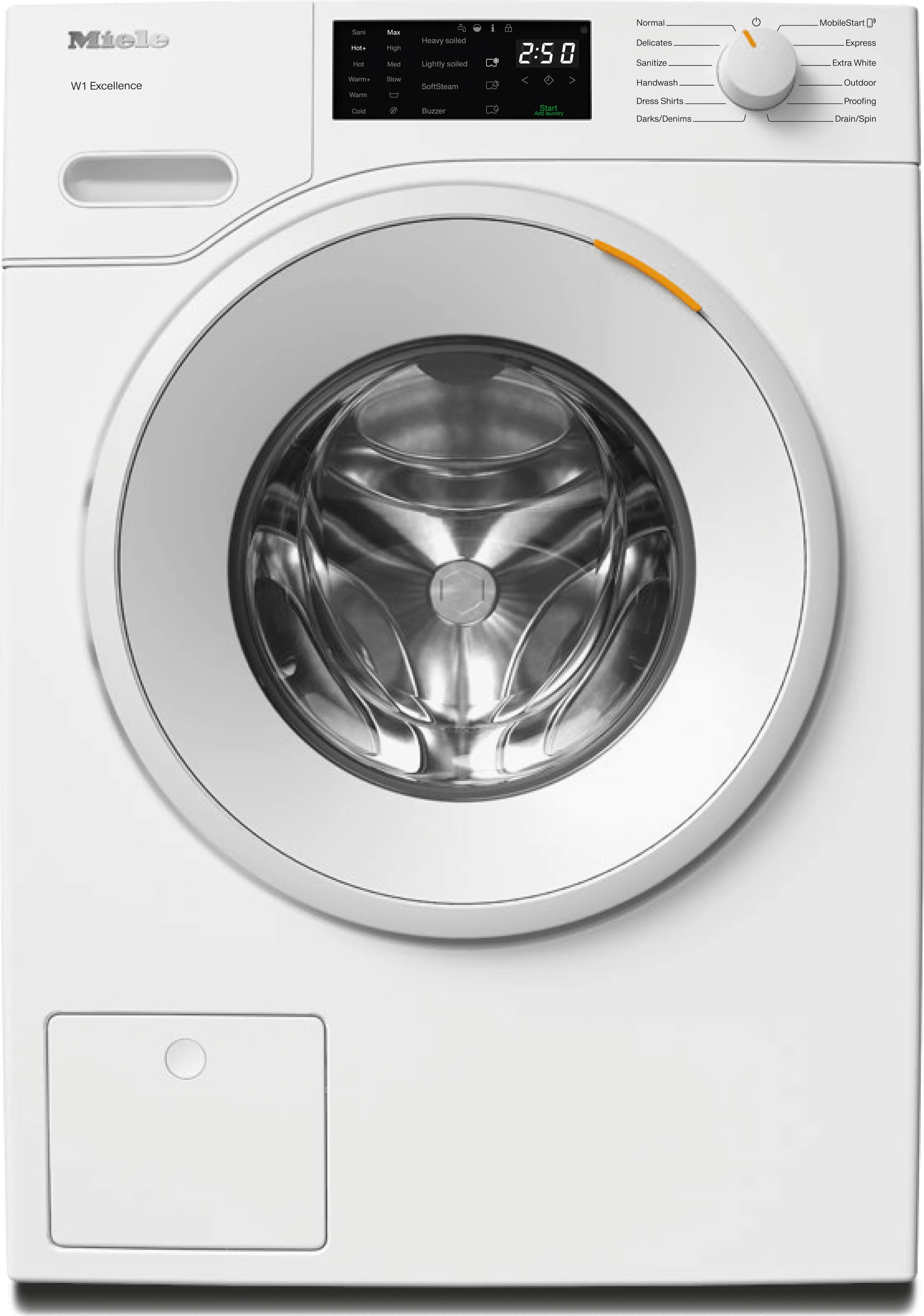 Miele WXD160WCS 24" Front Load Smart Washer, 2.3 cu. ft. Capacity