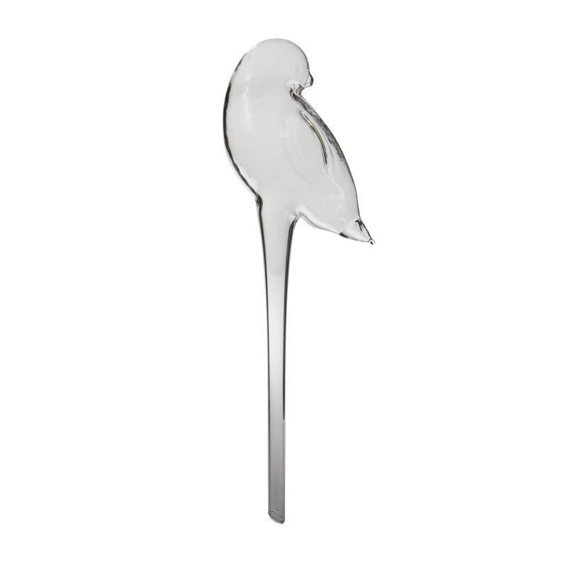 Accent Decor: Glass Watering Globe-Bird-2x3.5x11in