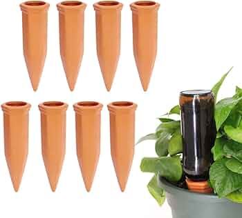 vensovo 8pcs Terracotta Watering Spikes - Automatic Self Watering Stakes,  Plant Watering Devices for Wine Bottles Recycled Bottles, Clay Plant Garden  Waterers for Vacations : Patio, Lawn & Garden - Amazon.com