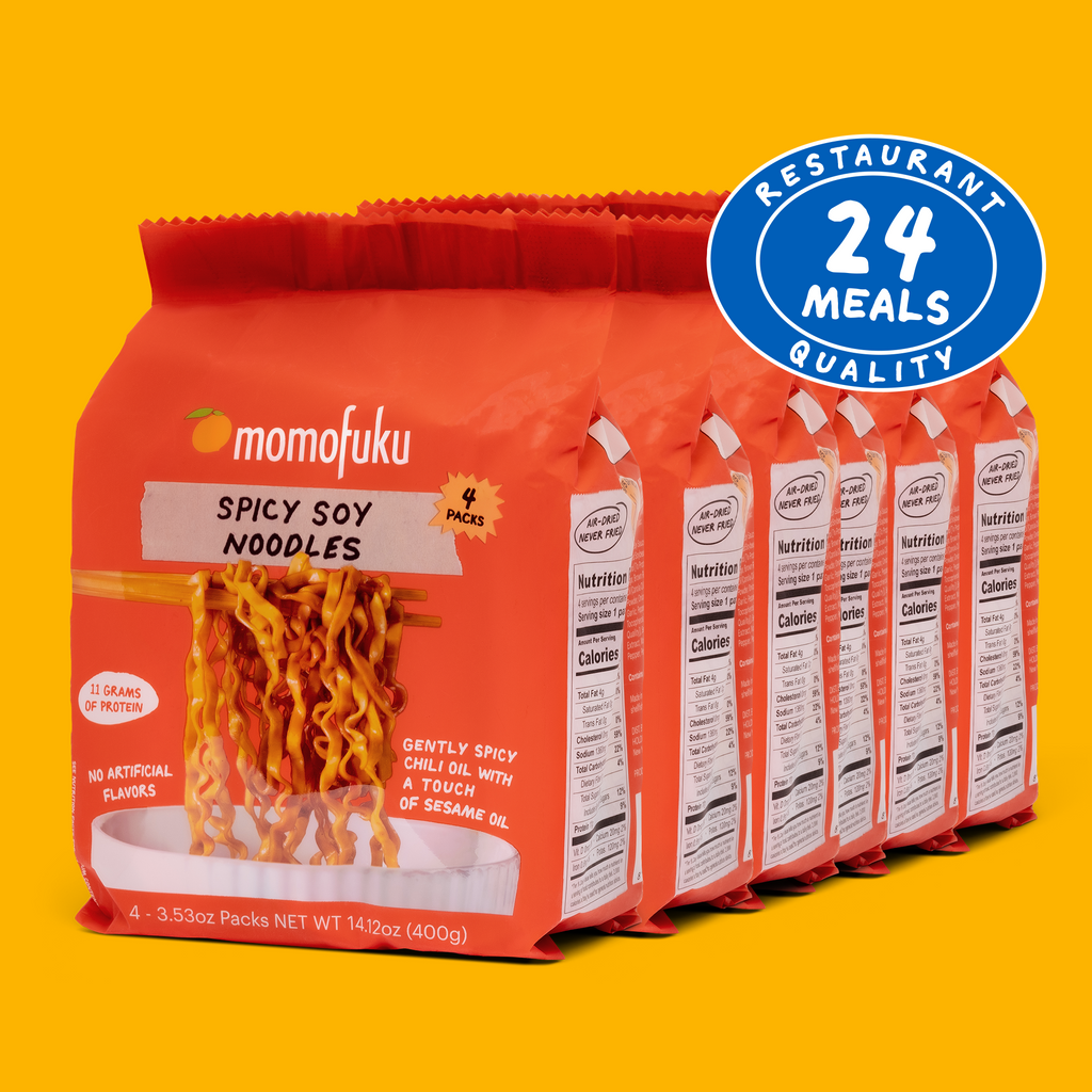 Spicy Soy Noodles | 24 Packs – Momofuku Goods