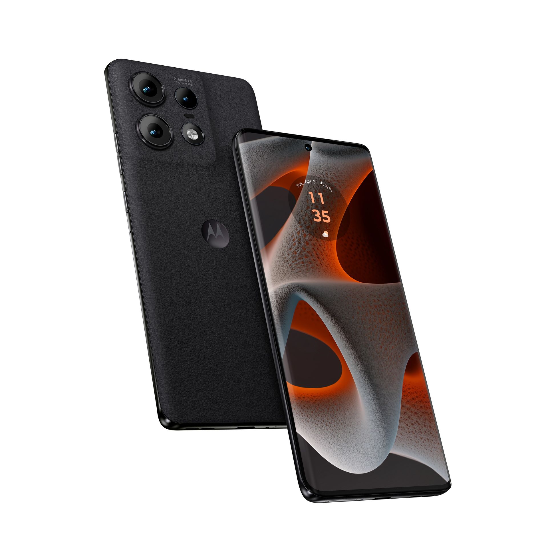 Motorola Edge 50 Pro PDP hero image (Black Beauty)