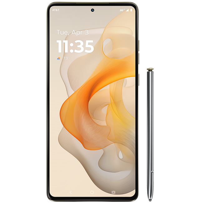 moto g stylus 5G (2024) – hero image (Caramel Latte)
