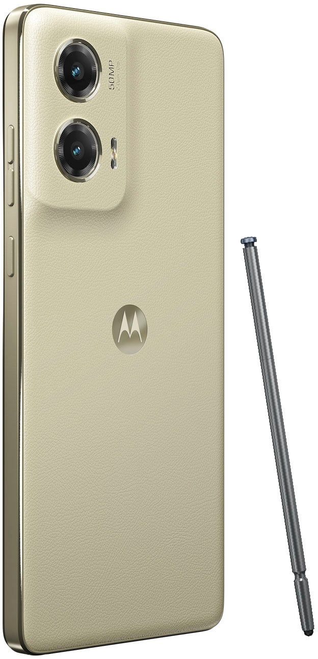 moto g stylus 5G (2024) – product photo (Caramel Latte)