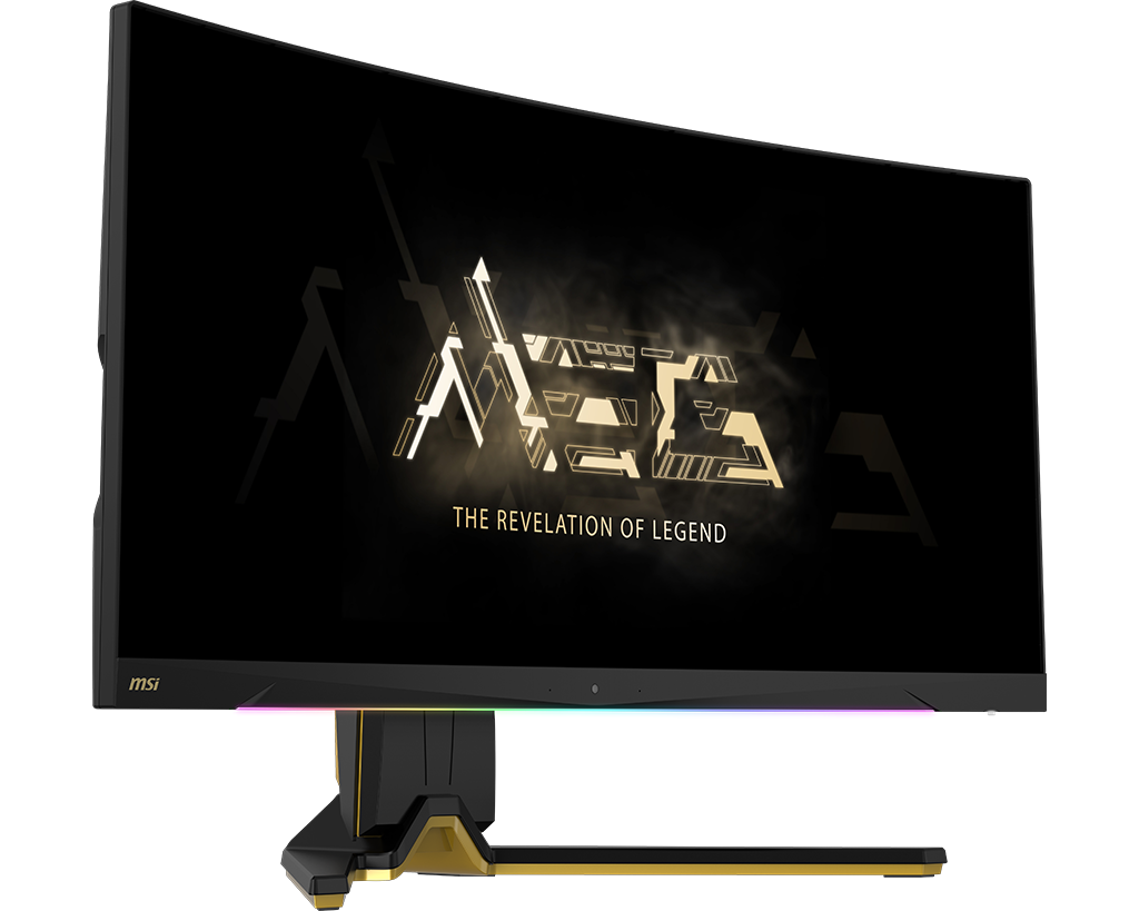MEG 342C QD-OLED product render (angled)