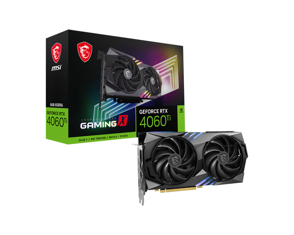 MSI GeForce RTX 4060 Ti GAMING X 8G (official product image)