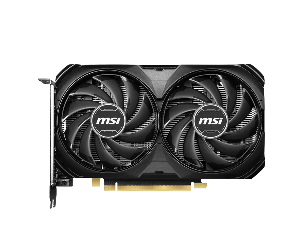 MSI GeForce RTX 4060 Ti VENTUS 2X BLACK 8G OC (hero product render)