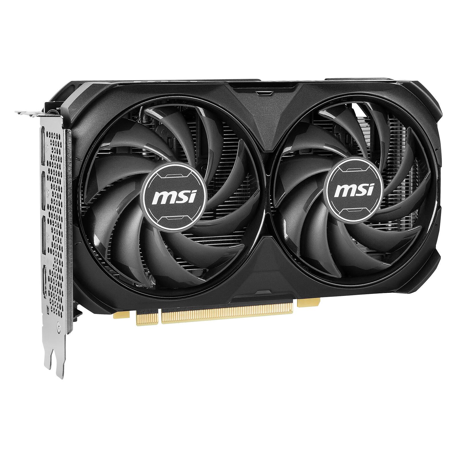 MSI GeForce RTX 4060 Ti VENTUS 2X BLACK 8G OC (retailer photo on white)