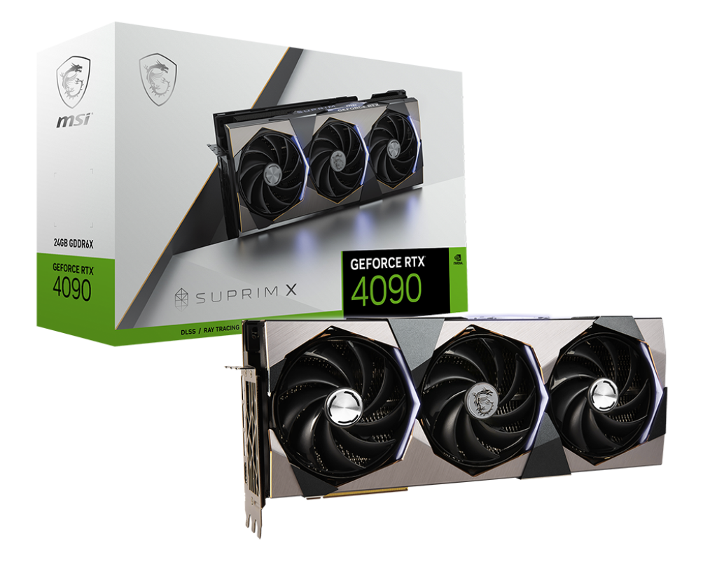 GeForce RTX™ 4090 SUPRIM X 24G (official product render)