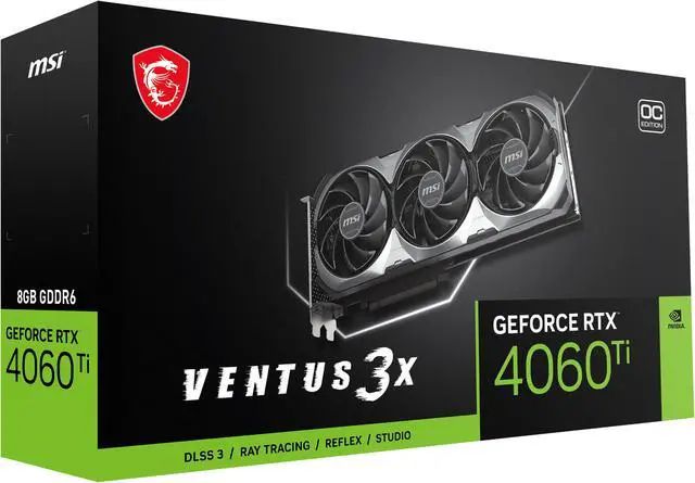 MSI RTX 4060 Ti VENTUS 3X 8G OC product photo