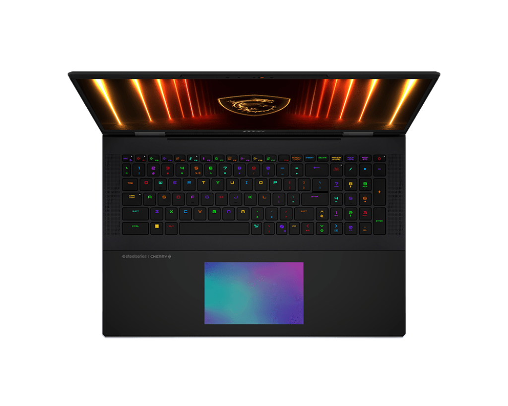 MSI official product render: Titan 18 HX AI A2XW (hero render)