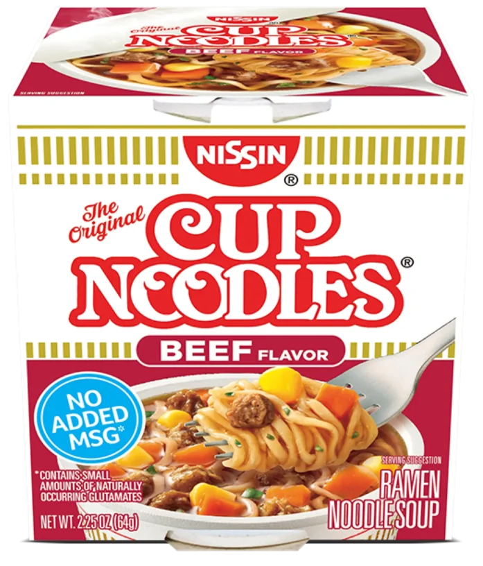 Cup Noodles Beef (official product image)