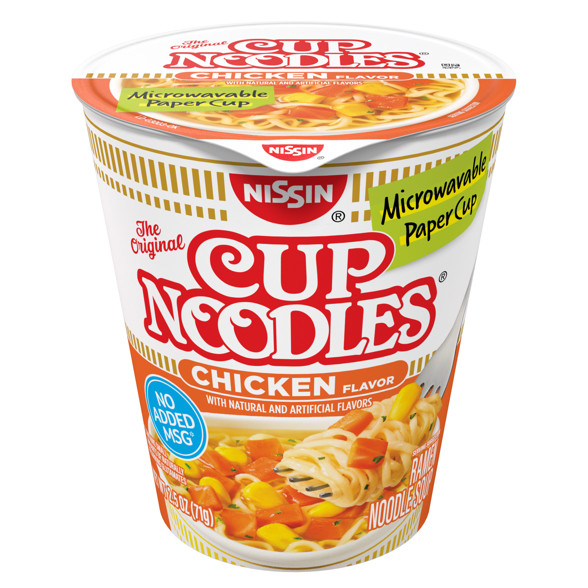Cup Noodles Chicken - official angled packshot