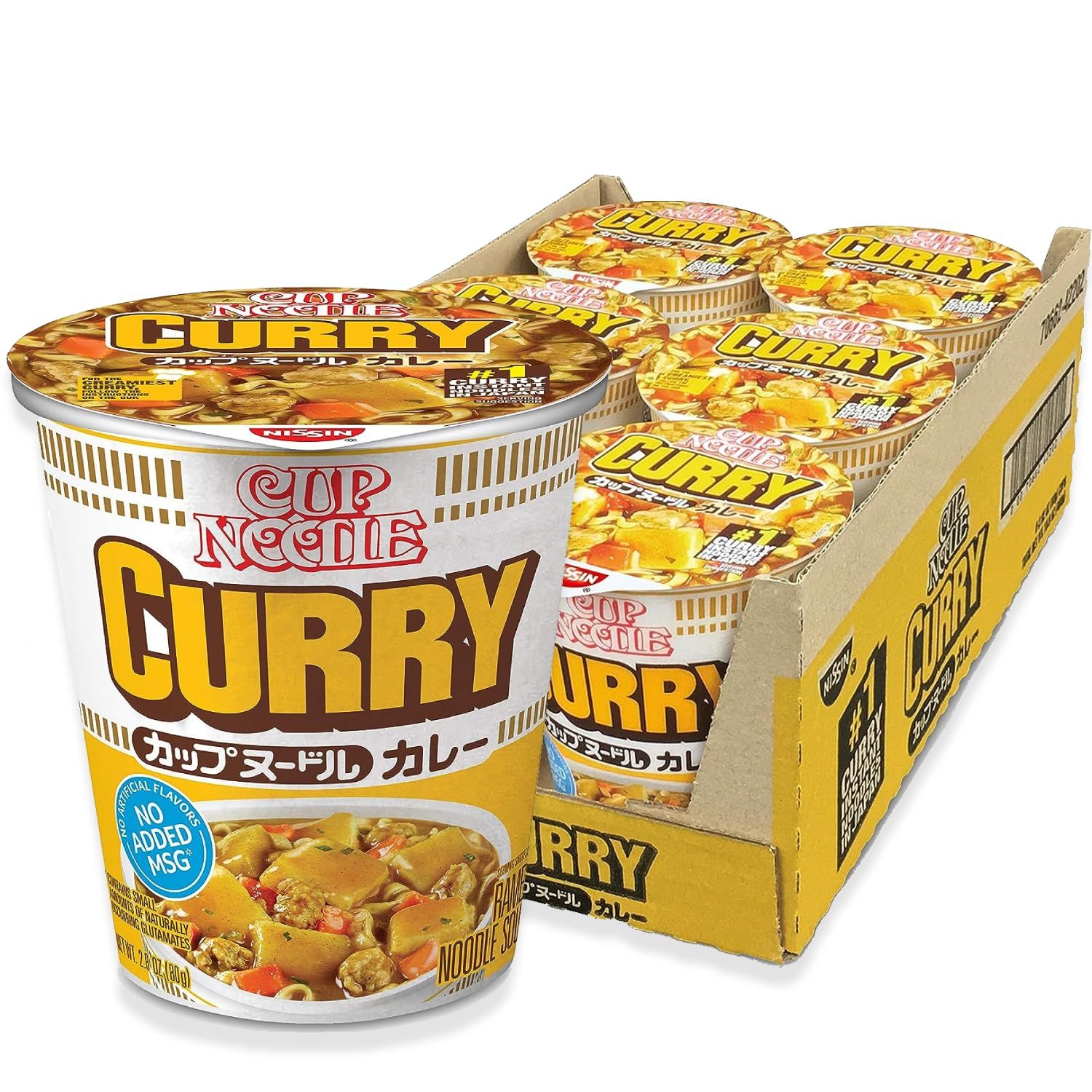 Nissin Cup Noodles Soup, Curry Flavor (packaging photo)