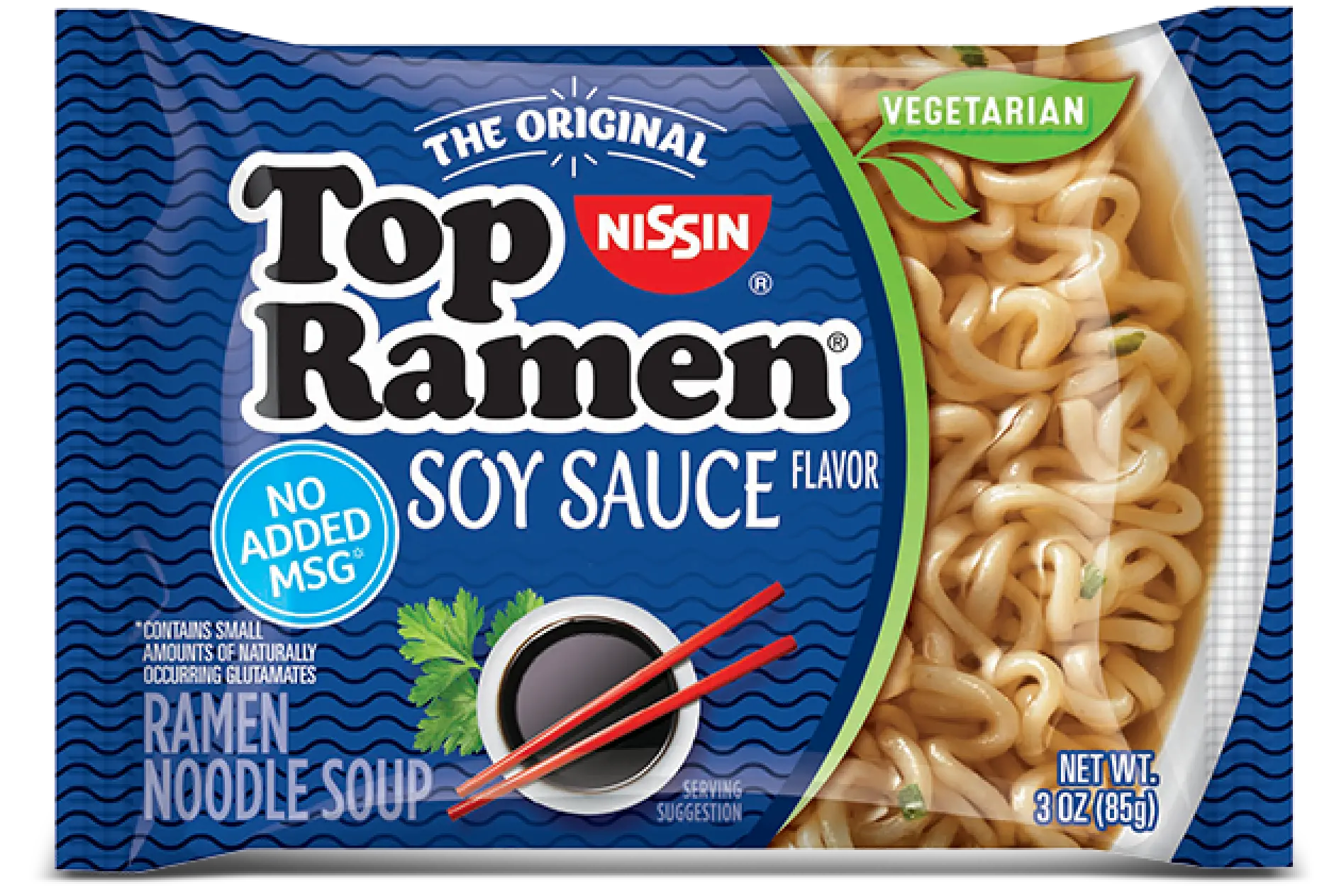 Top Ramen Soy Sauce (pack) transparent background