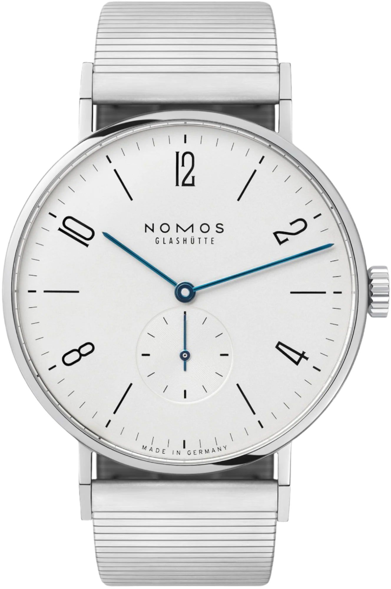 Nomos Glashutte Tangente 38 Steel Back Watch 165 BRACELET Watch | Jura ...