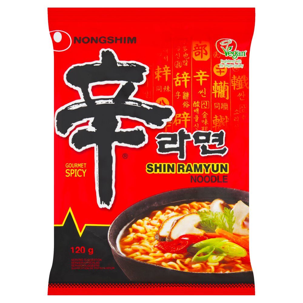 Nongshim Shin Ramyun 120g (front pack shot)