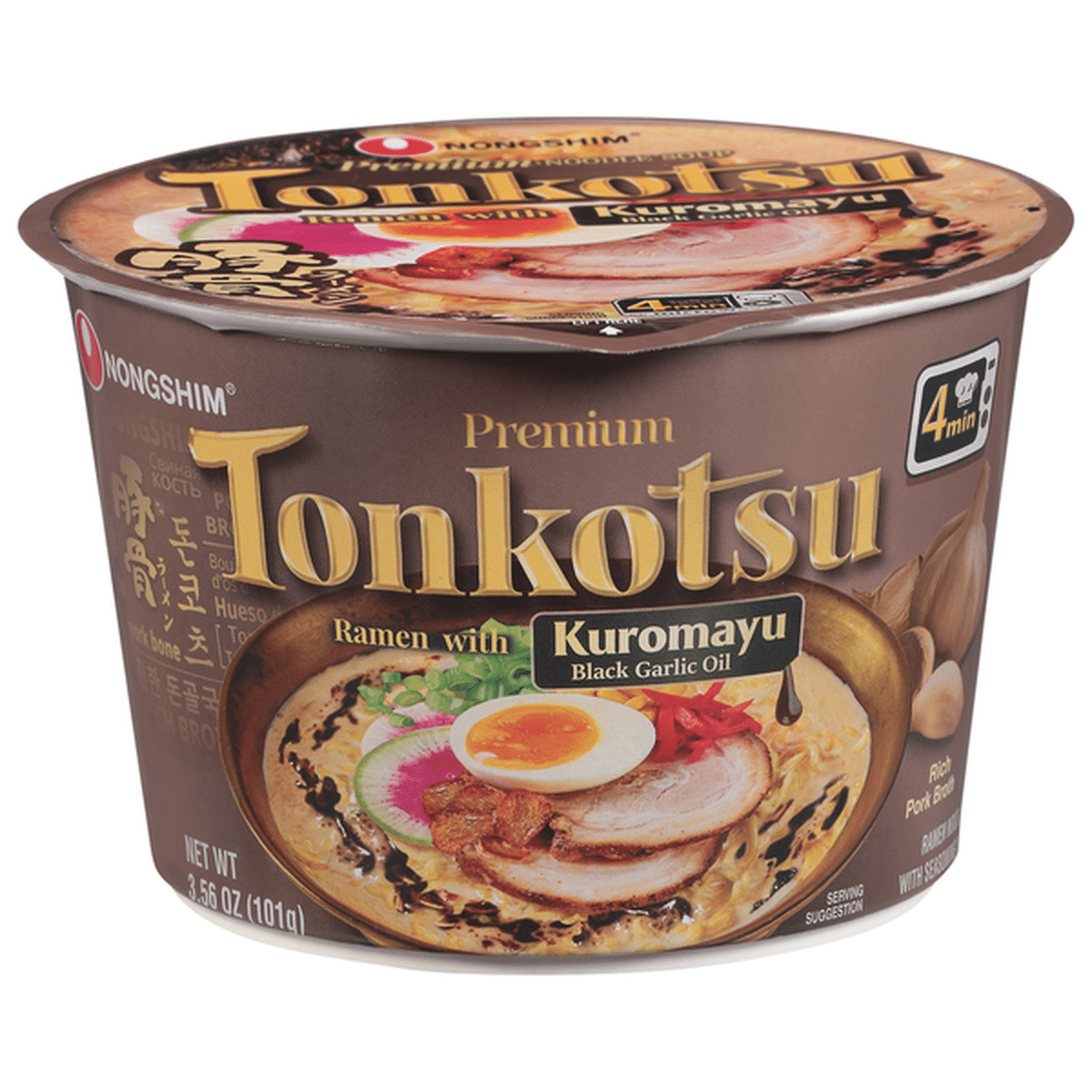 Nongshim Noodle Soup, Premium, Tonkotsu (3.56 oz)