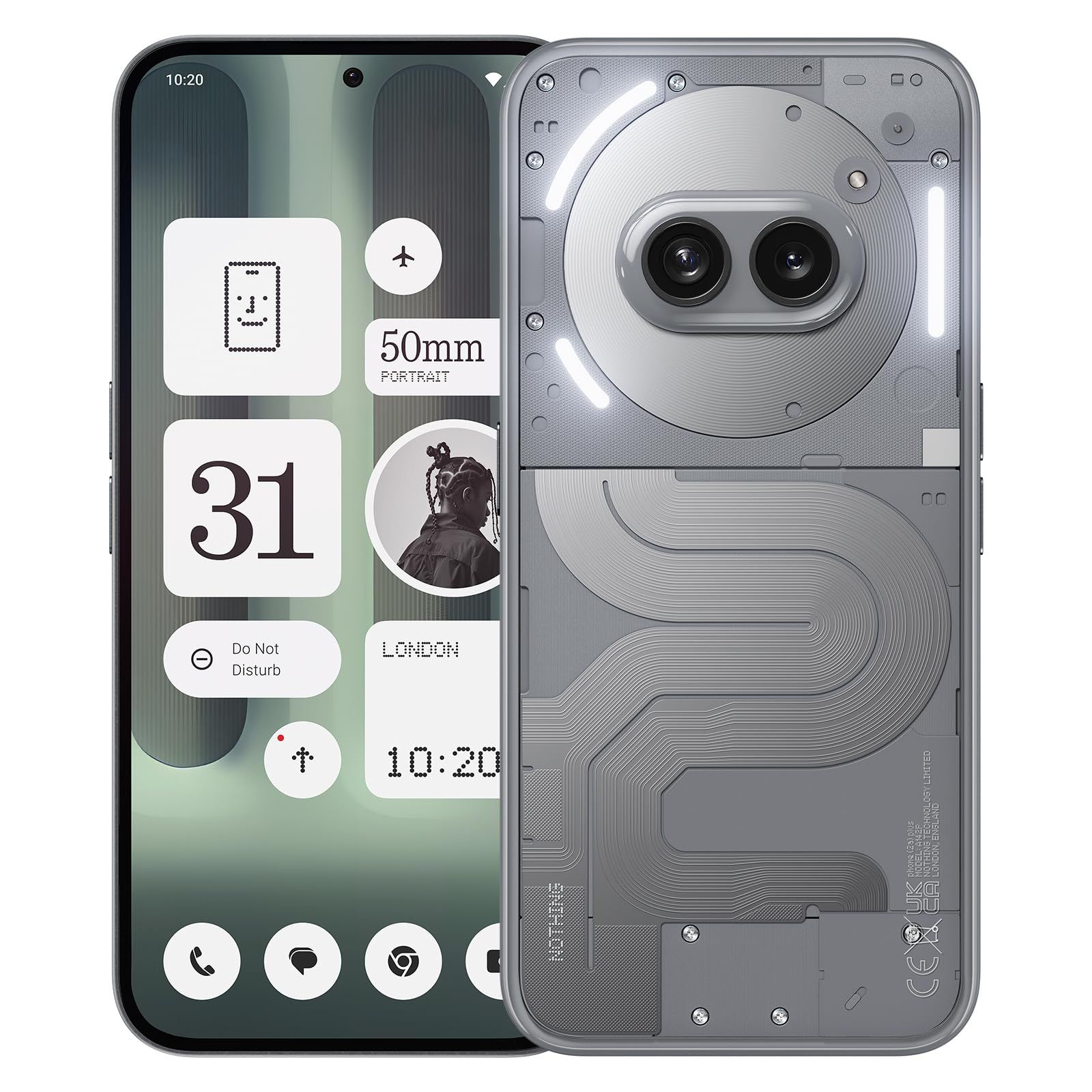Amazon.com: Nothing Phone (2a) Plus Smartphone, MTK 7350 Pro 50 MP Triple  Camera, 6.7" 120 Hz AMOLED Display, 5000mAh 50W Fast Charge NFC 12 GB+256  GB Grey : Cell Phones & Accessories