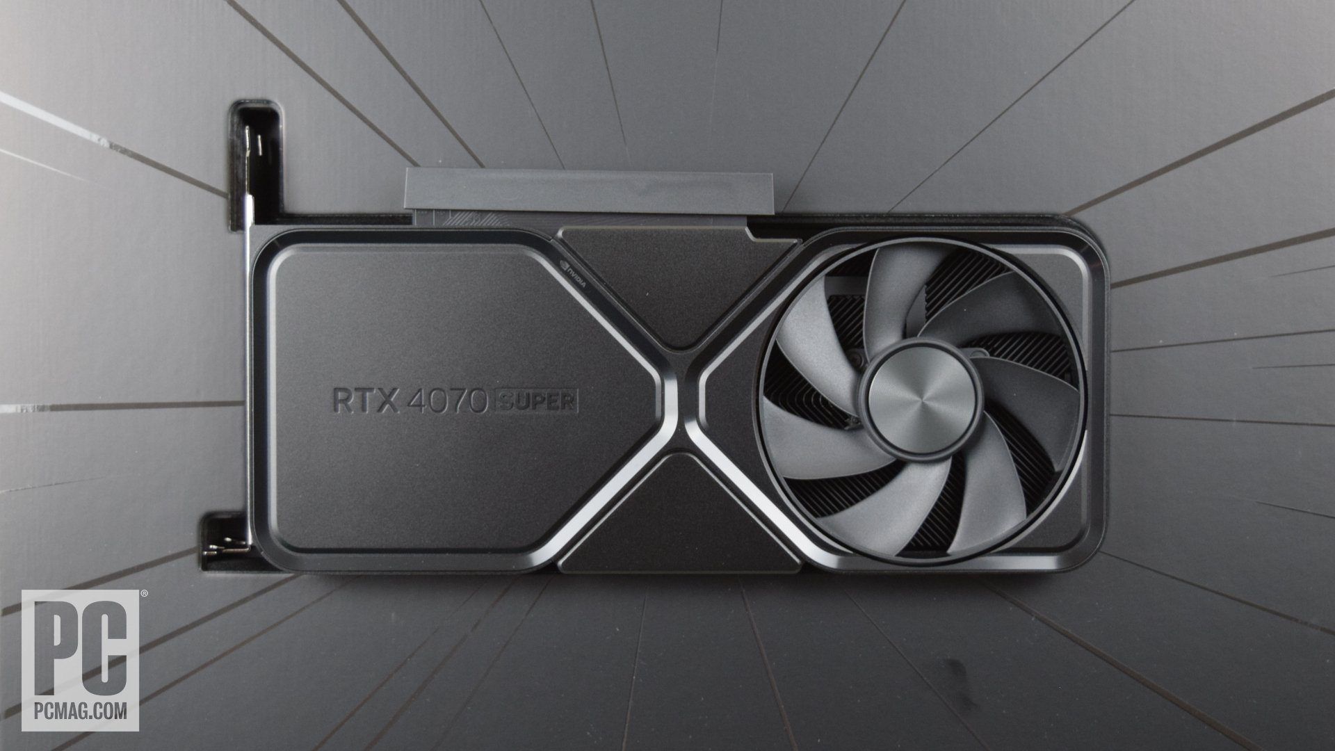 GeForce RTX 4070 SUPER Founders Edition hero shot