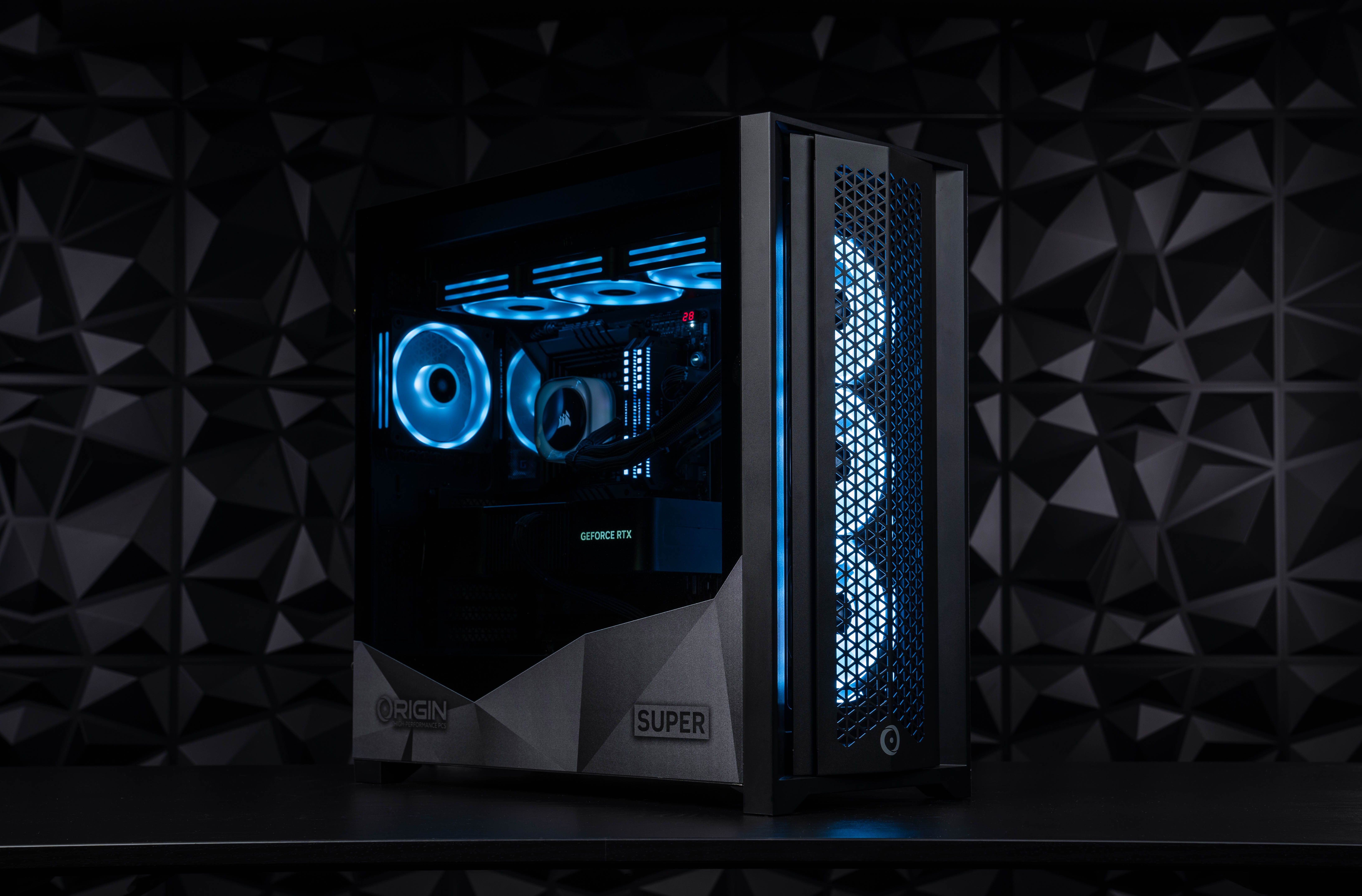 GeForce RTX 4080 SUPER Founders Edition product photo (angled)