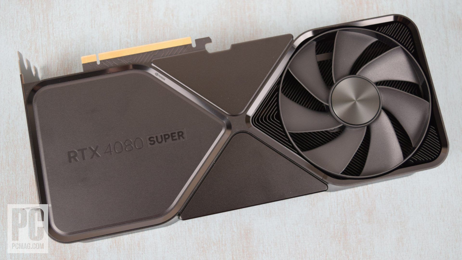 Nvidia GeForce RTX 4080 Super Founders Edition (clear product shot)
