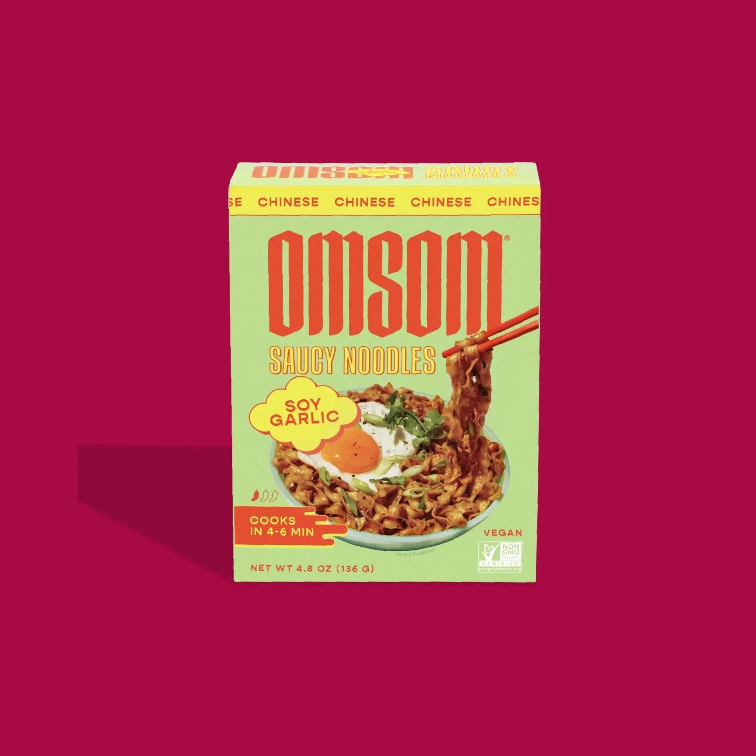 Soy Garlic Saucy Noodles | OmSom — Hey Famm