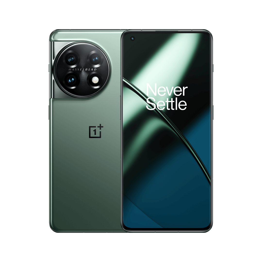 OnePlus 11 5G (Eternal Green) product render
