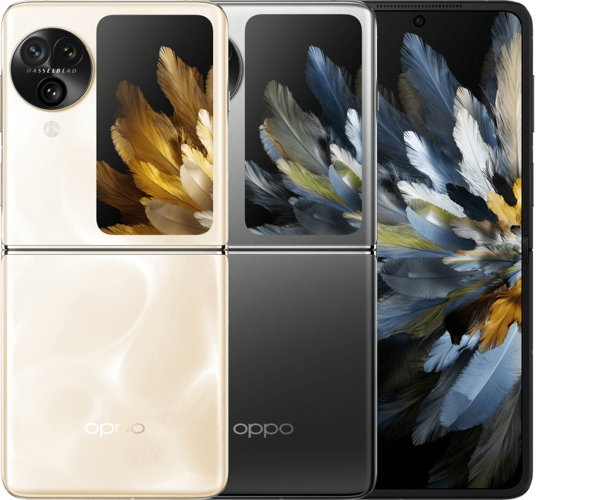 OPPO Find N3 Flip product render (specs image)