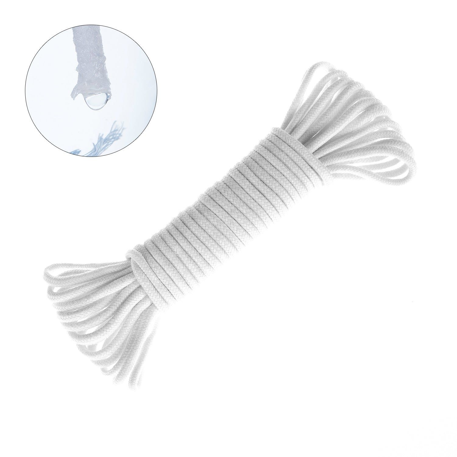 ORIMERC 1/6 inch (4mm) Self watering Wick Cord for Vacation Self-watering Planter Pots DIY Automatic Watering Device System Potted Plant Sitter-Free Shipping-Select Your Length by the drop-down list