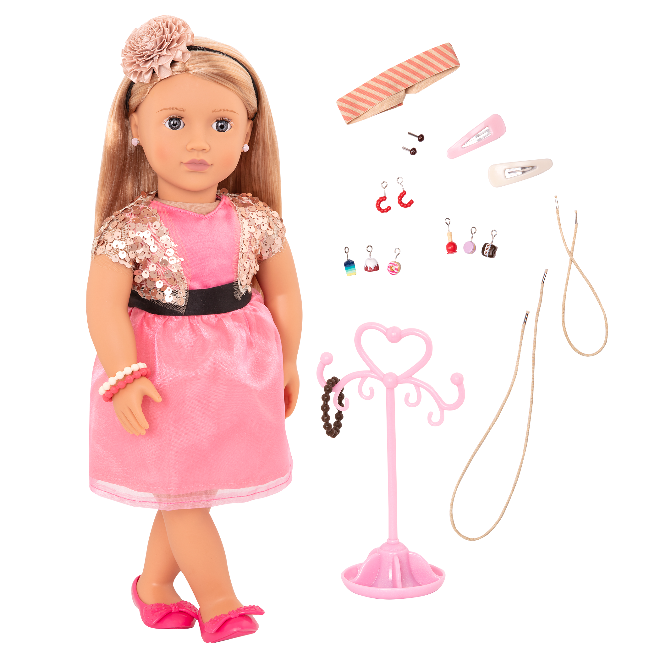 Audra | 18" Jewelry Doll with Pierced Ears | Our Generation