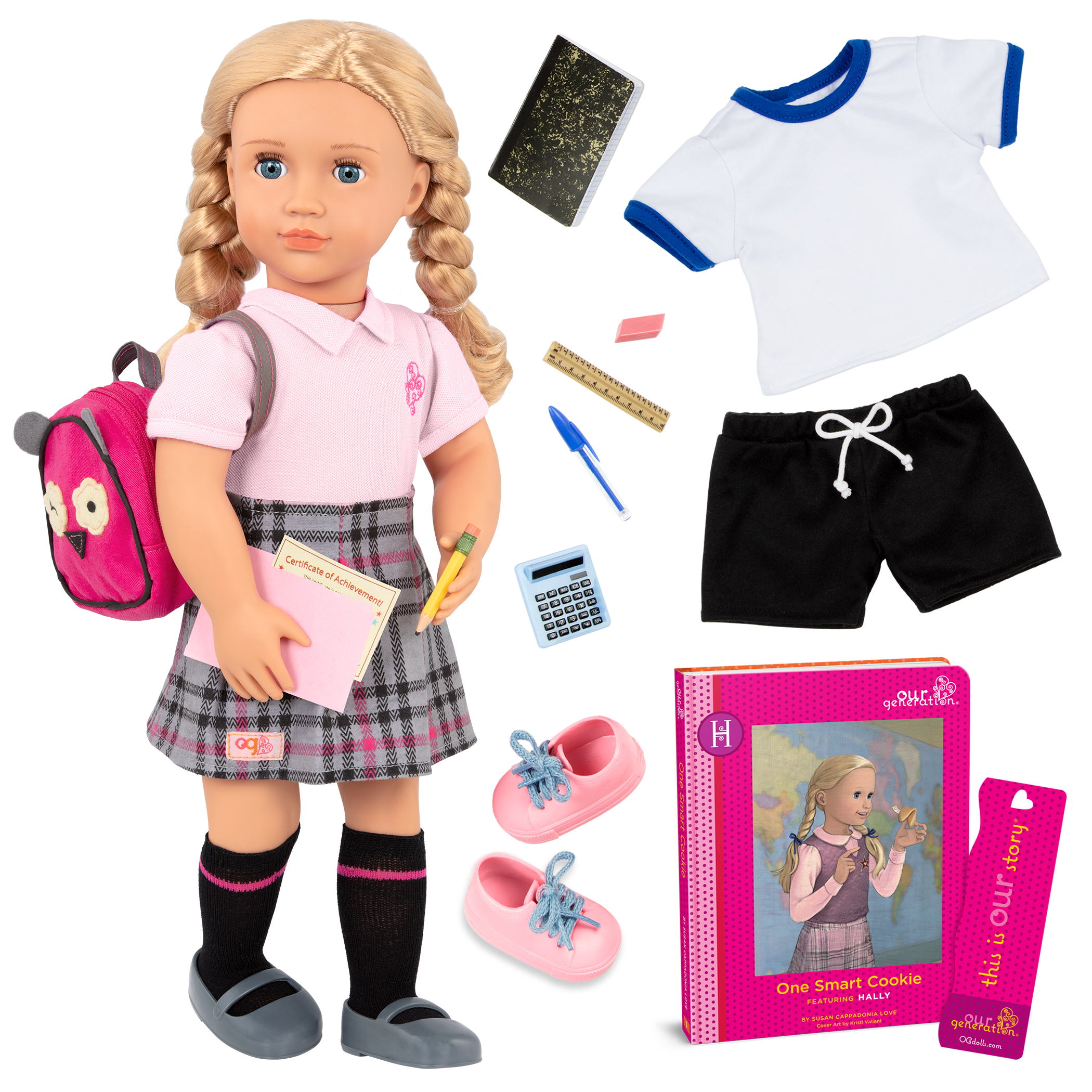 Hally | Posable 18-inch School Doll | Our Generation