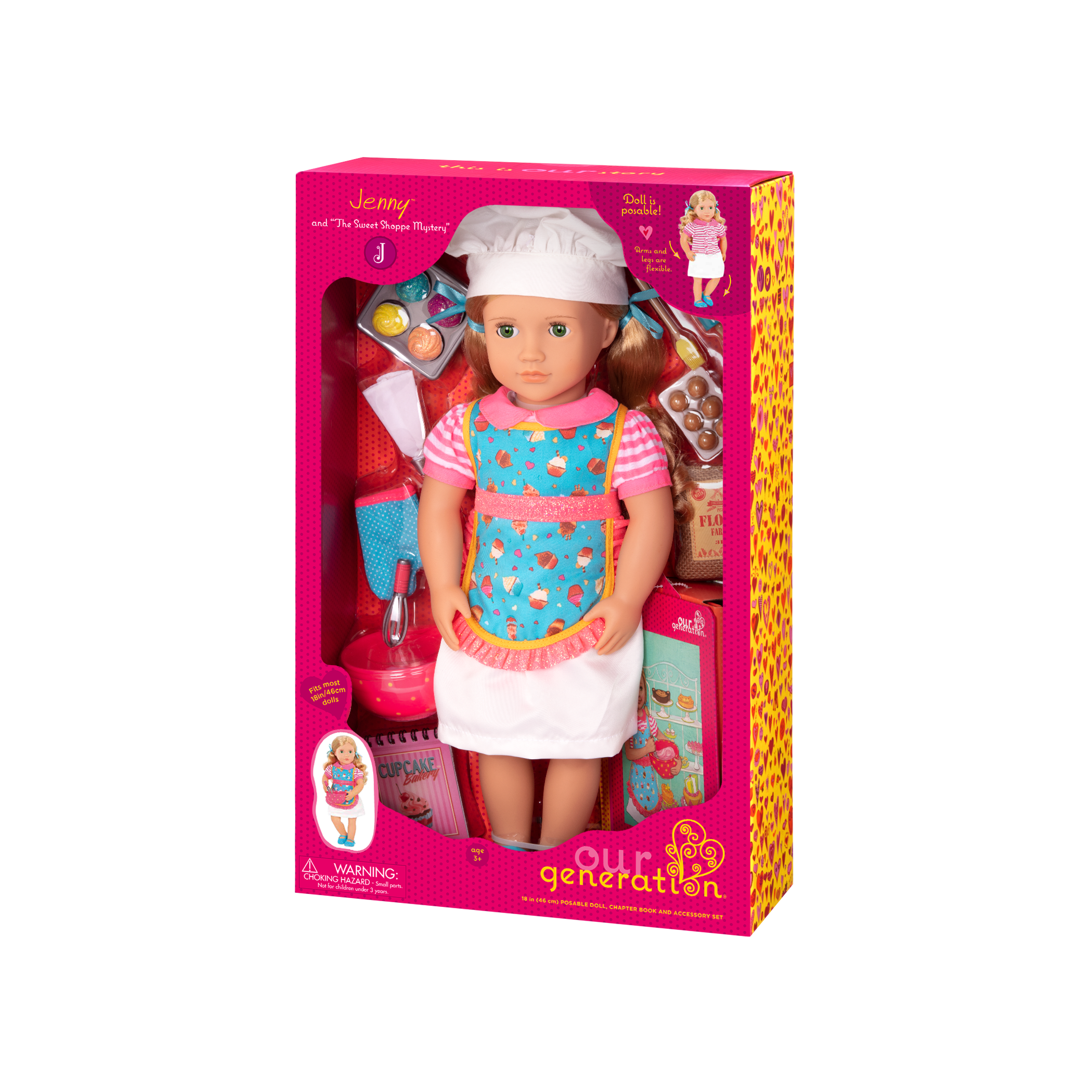 Jenny | 18-inch Baking Doll | Our Generation