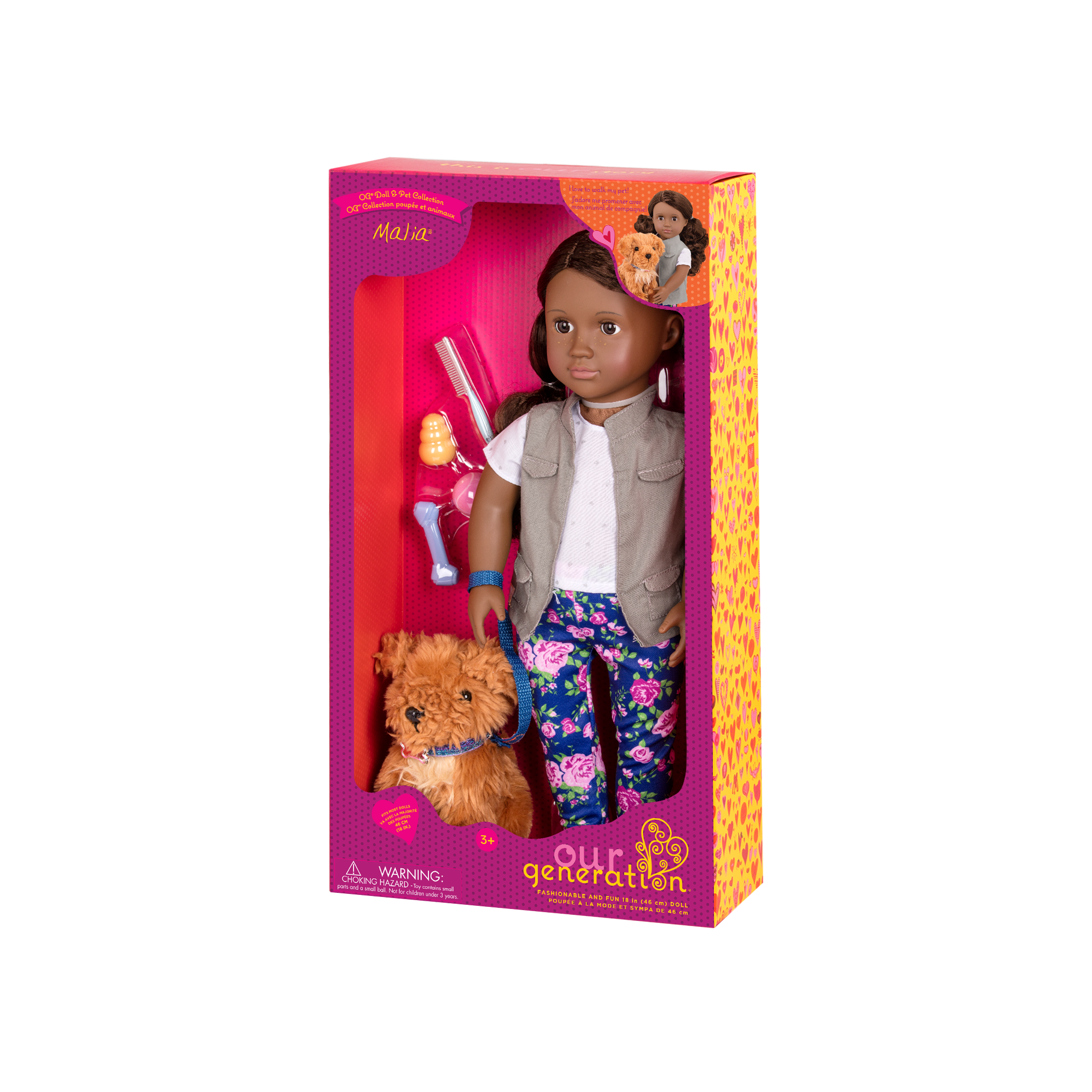 Malia | 18" Doll & Pet Poodle | Our Generation