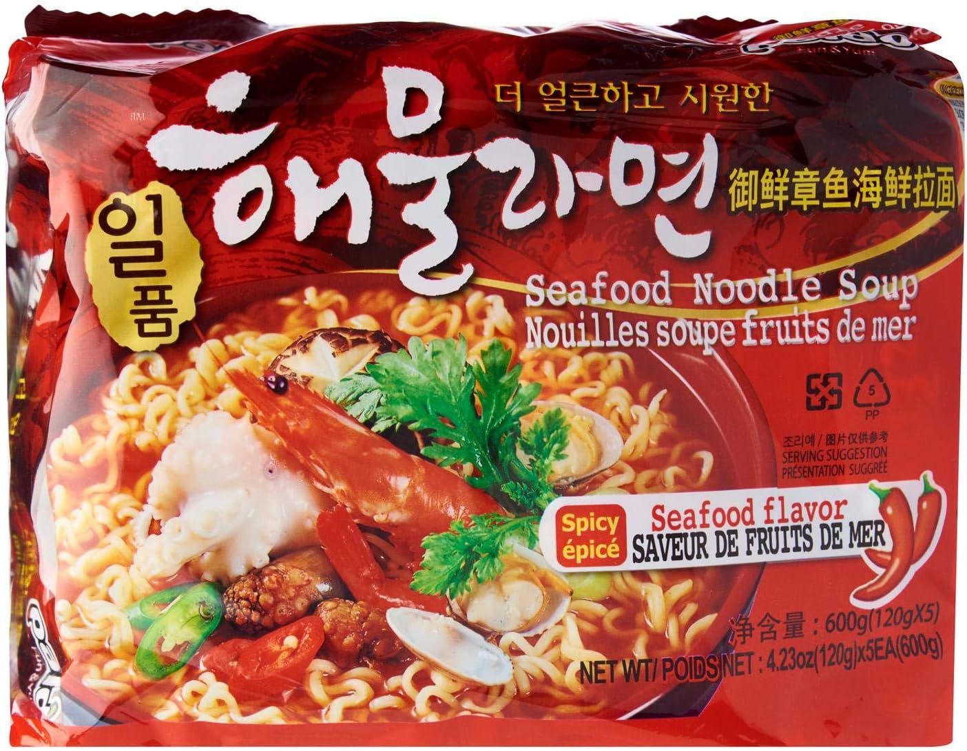 Paldo Ilpoom Seafood Ramen (Noodle Soup) 120g