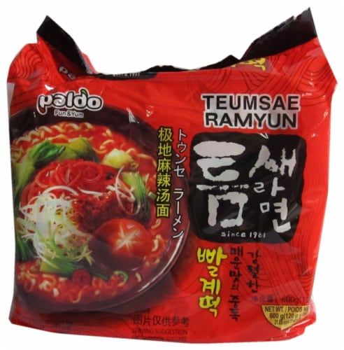 Paldo Teumsae Ramen Noodles 4.23 oz - front pack shot