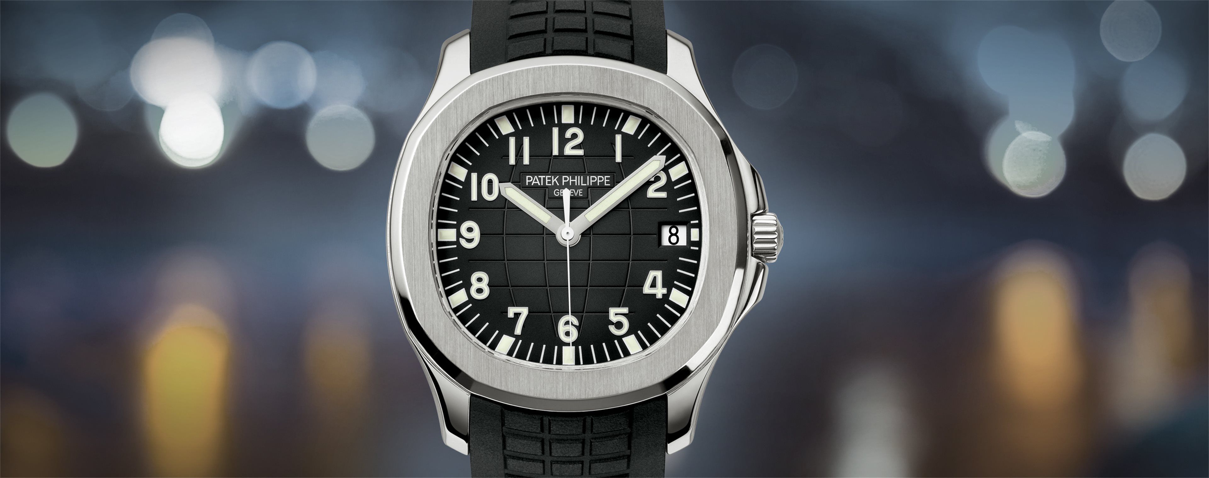 Patek Philippe | Aquanaut Date Black Strap Stainless Steel 5167A-001