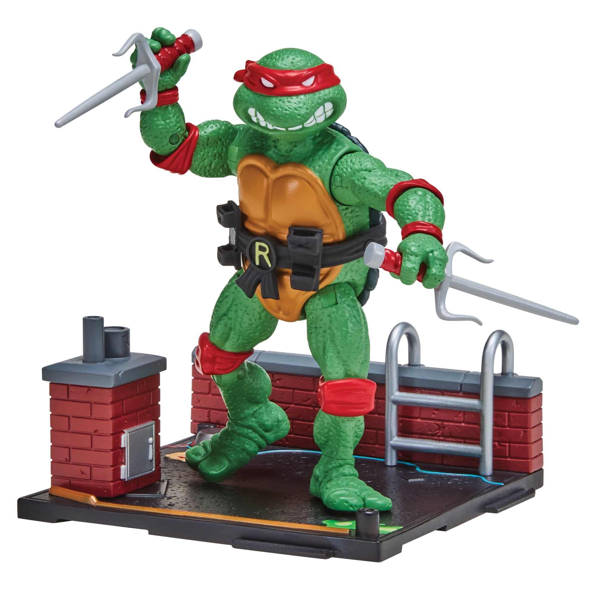 Teenage Mutant Ninja Turtles: 4” Classic Remastered Raphael Action Figure (Playmates)