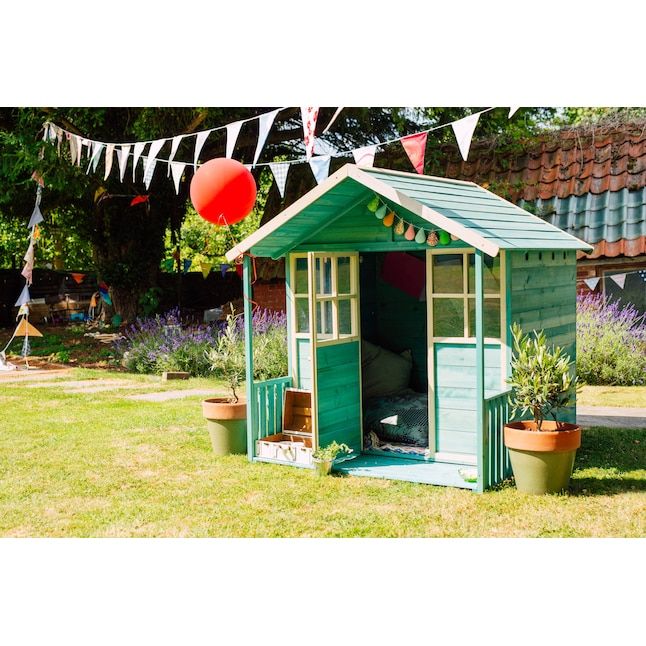 Plum Play Outdoor Wood Playhouse at Lowes.com