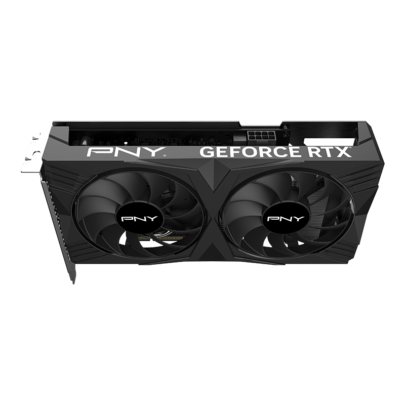 PNY GeForce RTX 4060 8GB VERTO Dual Fan (top view)
