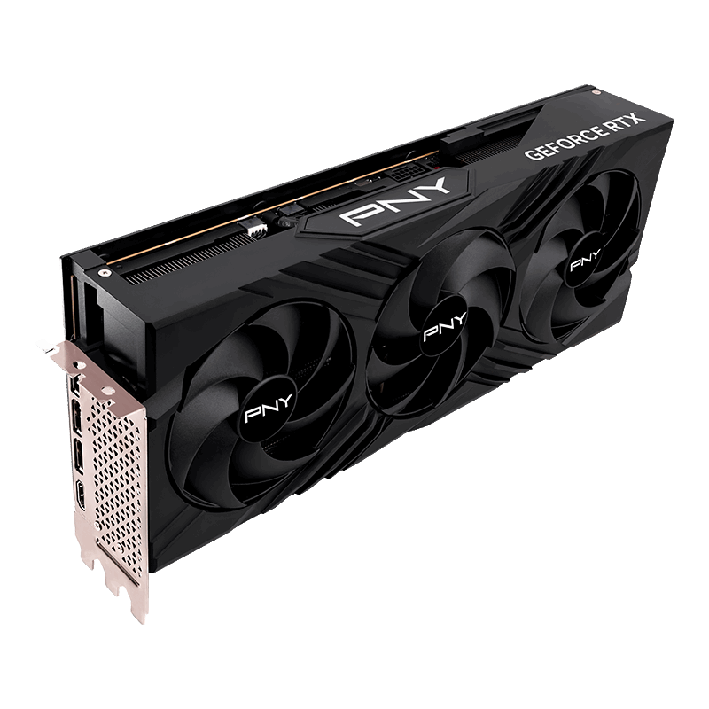 PNY GeForce RTX 4080 SUPER 16GB VERTO OC Triple Fan (alternate angle)