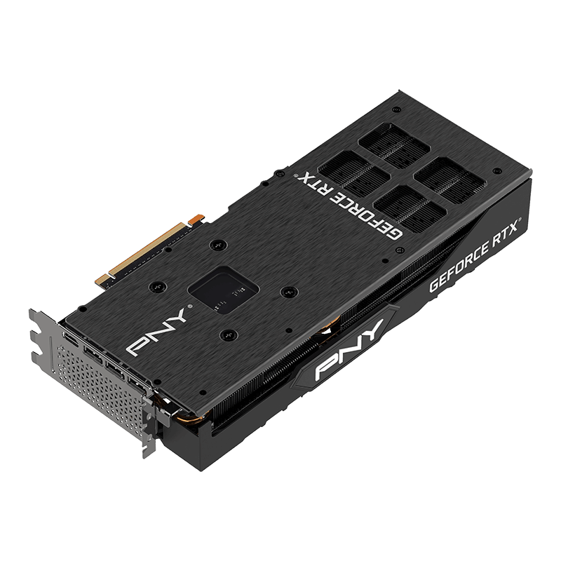 PNY GeForce RTX 4080 SUPER 16GB VERTO OC Triple Fan (backplate view)