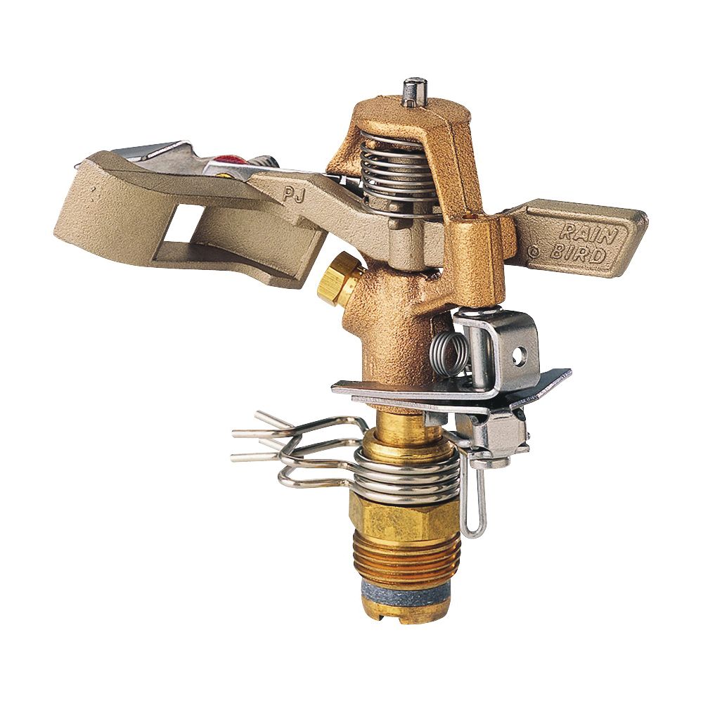 25PJDAC Impact Sprinkler, 1/2 in Connection, 8 to 12 ft, Brass