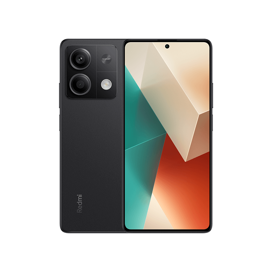 Redmi Note 13 5G (black) transparent PNG-style hero image (Xiaomi Store VN listing)
