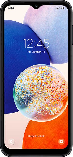 AT&T — Samsung Galaxy A14 5G — Black hero image