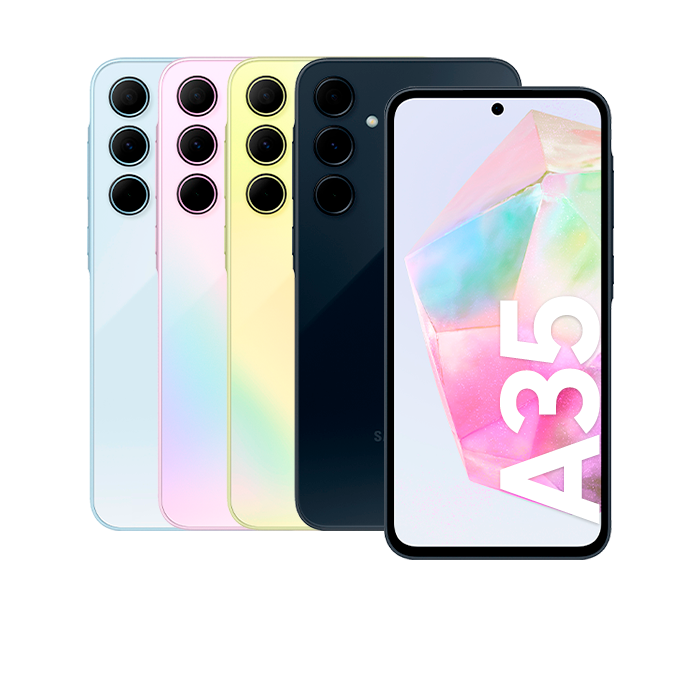 Galaxy A35 5G – Samsung Shop (official store render PNG)