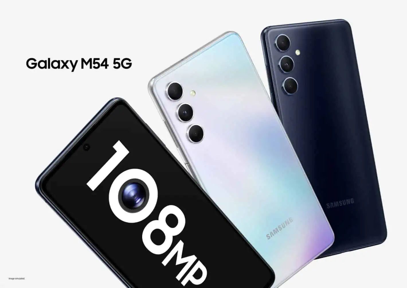 Samsung Galaxy M54 5G official image (AndroidHeadlines)
