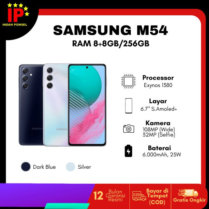Samsung Galaxy M54 5G product photo (Lazada listing)