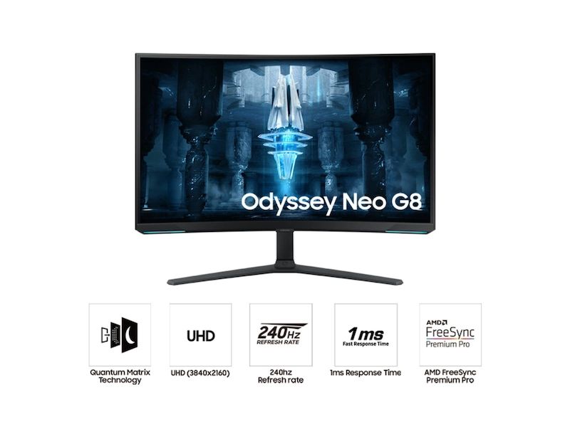 Odyssey Neo G8 | 32 inch 4K UHD Gaming Monitor (LS32BG852NNXGO)